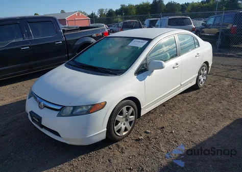 2008 Honda Civic Lx from USA, damaged, VIN 1HGFA16518L070814